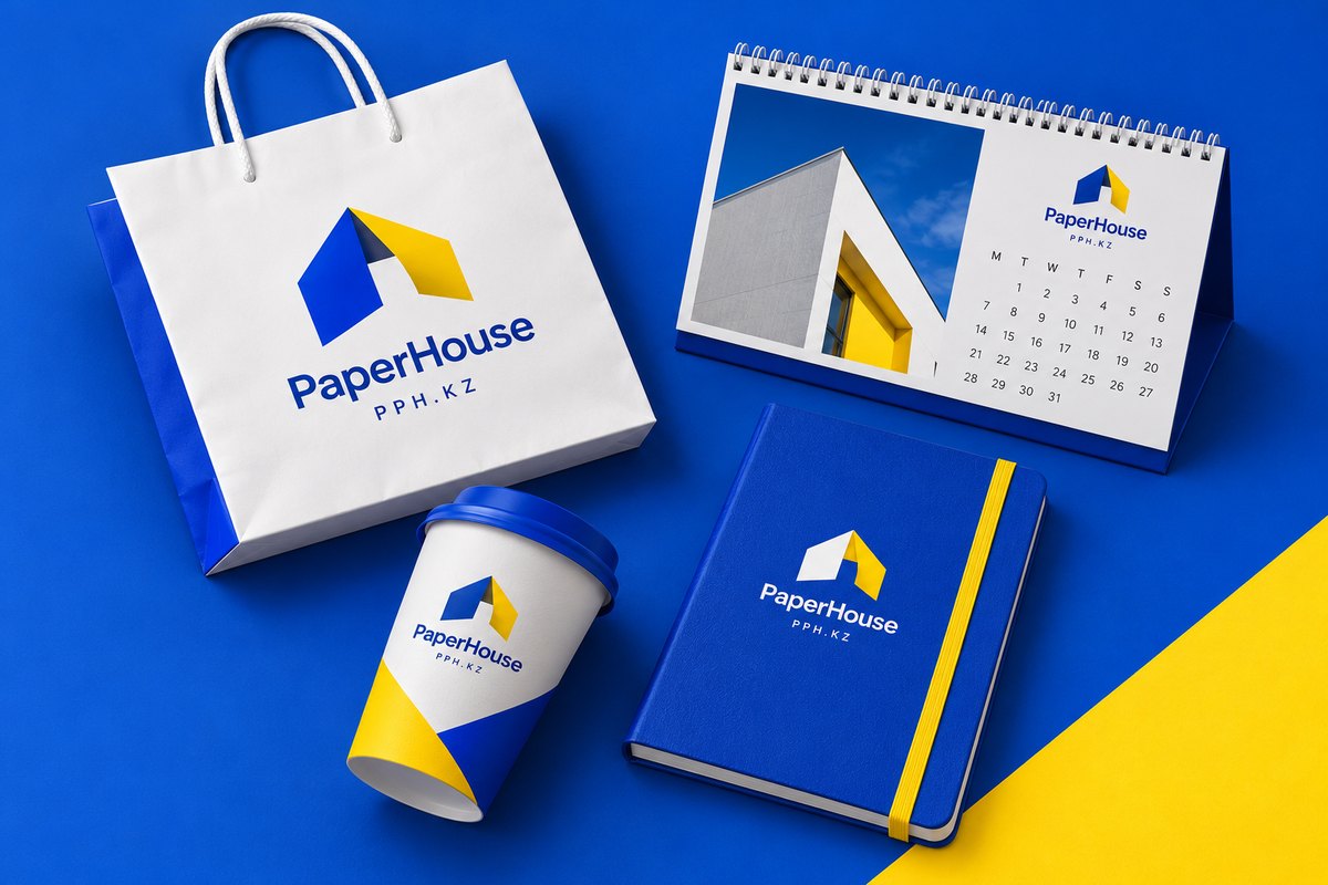 Пакет, календарь, стакан и блокнот с логотипом FORMA PRINT